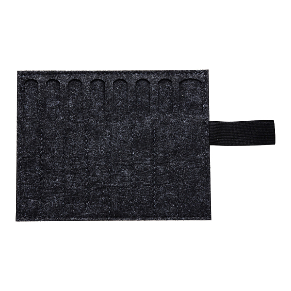PandaHall Felt Folding Nail Art Pen Packing Bags, Brush Pen Bags, Black, 190x235mm Fibre Black
PandaHall Felt Folding Nail Art Pen Packing Bags, Brush Pen Bags, Black, 190x235mm Fibre Black