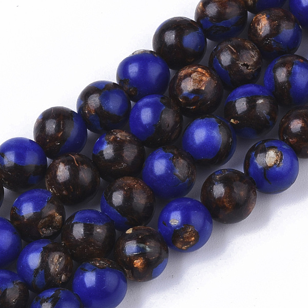 PandaHall Assembled Bronzite and Natural Lapis Lazuli Beads Strands, Round, 6mm, Hole: 1.4mm, about 62~63pcs/strand, 14.96 inch(38cm) Lapis...
PandaHall Assembled Bronzite and Natural Lapis Lazuli Beads Strands, Round, 6mm, Hole: 1.4mm, about 62~63pcs/strand, 14.96 inch(38cm) Lapis...