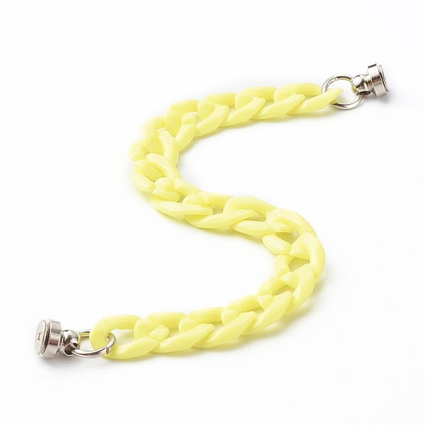 PandaHall Opaque Acrylic Curb Chain Phone Case Chain, with Brass Screw nut and Iron Screws, for DIY Phone Case Decoration, Yellow, 19cm...
PandaHall Opaque Acrylic Curb Chain Phone Case Chain, with Brass Screw nut and Iron Screws, for DIY Phone Case Decoration, Yellow, 19cm...