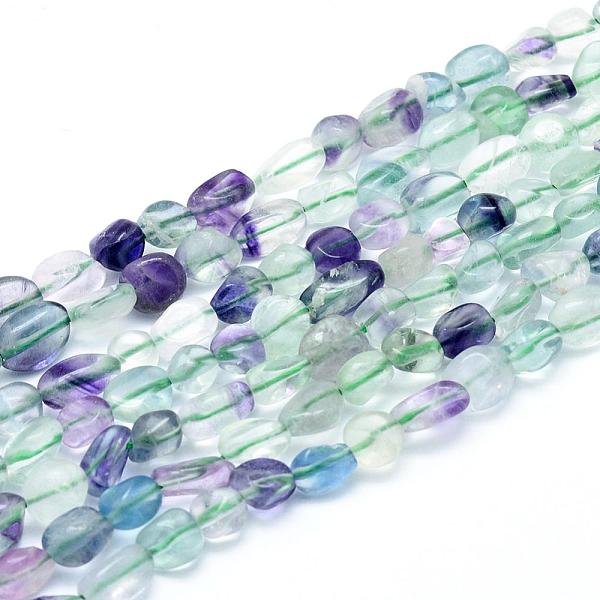 PandaHall Natural Fluorite Beads Strands, Tumbled Stone, Nuggets, 5~12x6~7mm, Hole: 0.8mm, about 46~57pcs/strand, 15.16 inch(38.5cm)...
PandaHall Natural Fluorite Beads Strands, Tumbled Stone, Nuggets, 5~12x6~7mm, Hole: 0.8mm, about 46~57pcs/strand, 15.16 inch(38.5cm)...