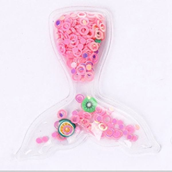 PandaHall PVC and Paillette Decoration, DIY Craft Decoration, Fishtail, Pearl Pink, 48x52mm Plastic Fish
PandaHall PVC and Paillette Decoration, DIY Craft Decoration, Fishtail, Pearl Pink, 48x52mm Plastic Fish