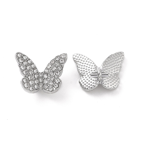 PandaHall Alloy Crystal Rhinestone Pendants, Butterfly Charms, Platinum, 15.5x20x6mm, Hole: 1.6mm Alloy+Rhinestone Butterfly Clear
PandaHall Alloy Crystal Rhinestone Pendants, Butterfly Charms, Platinum, 15.5x20x6mm, Hole: 1.6mm Alloy+Rhinestone Butterfly Clear