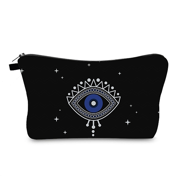 PandaHall Evil Eye Theme Polyester Cosmetic Pouches, with Iron Zipper, Waterproof Clutch Bag, Toilet Bag for Women, Rectangle, Black...
PandaHall Evil Eye Theme Polyester Cosmetic Pouches, with Iron Zipper, Waterproof Clutch Bag, Toilet Bag for Women, Rectangle, Black...