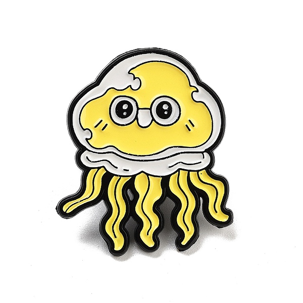 PandaHall Sea Animal Alloy Enamel Brooch, for Backpack Clothes, Jellyfish, 30x26x1mm Alloy+Enamel Jellyfish Yellow
PandaHall Sea Animal Alloy Enamel Brooch, for Backpack Clothes, Jellyfish, 30x26x1mm Alloy+Enamel Jellyfish Yellow