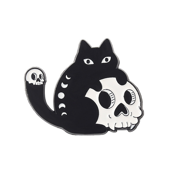 PandaHall Cat Theme Enamel Pin, Black Tone Alloy Badge for Backpack Clothes, Skull, 22x27mm Alloy+Enamel Skull
PandaHall Cat Theme Enamel Pin, Black Tone Alloy Badge for Backpack Clothes, Skull, 22x27mm Alloy+Enamel Skull