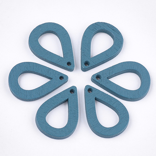 PandaHall Painted Poplar Wood Pendants, teardrop, Steel Blue, 25x17x2.5mm, Hole: 1.8mm Wood Teardrop
PandaHall Painted Poplar Wood Pendants, teardrop, Steel Blue, 25x17x2.5mm, Hole: 1.8mm Wood Teardrop