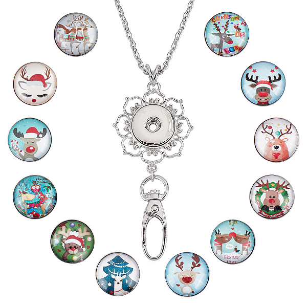 PandaHall SUNNYCLUE DIY Necklaces Making Kit, Including Platinum Plated Brass Jewelry Snap Buttons, Alloy Snap Pendant Making, with Swivel...
PandaHall SUNNYCLUE DIY Necklaces Making Kit, Including Platinum Plated Brass Jewelry Snap Buttons, Alloy Snap Pendant Making, with Swivel...
