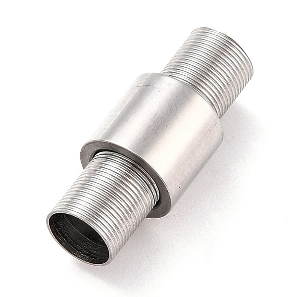 PandaHall 304 Stainless Steel Magnetic Clasps with Glue-in Ends, Column, Stainless Steel Color, 24mm, Hole: 6mm 304 Stainless Steel Column
PandaHall 304 Stainless Steel Magnetic Clasps with Glue-in Ends, Column, Stainless Steel Color, 24mm, Hole: 6mm 304 Stainless Steel Column