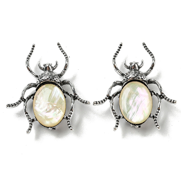 PandaHall Dual-use Items Alloy Spider Brooch, with Natural Paua Shell, Antique Silver, PapayaWhip, 42x38x9.5mm, Hole: 4.5X4mm Alloy Spider..., Orange
PandaHall Dual-use Items Alloy Spider Brooch, with Natural Paua Shell, Antique Silver, PapayaWhip, 42x38x9.5mm, Hole: 4.5X4mm Alloy Spider..., Orange