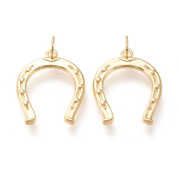 PandaHall Brass Pendants, with Jump Rings, Long-Lasting Plated, Horseshoe, Golden, 24.5x20x2mm, Hole: 4.5mm Brass Others
PandaHall Brass Pendants, with Jump Rings, Long-Lasting Plated, Horseshoe, Golden, 24.5x20x2mm, Hole: 4.5mm Brass Others