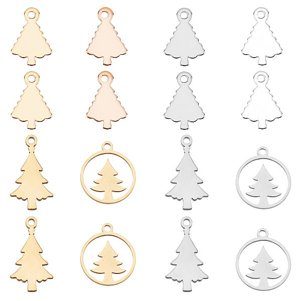 PandaHall 16Pcs 8 Style 304 Stainless Steel Charms, Hollow Pendants, Christmas Trees, Mixed Color, 14~18x9~13x0.6~1mm, Hole: 1.4~1.5mm...
PandaHall 16Pcs 8 Style 304 Stainless Steel Charms, Hollow Pendants, Christmas Trees, Mixed Color, 14~18x9~13x0.6~1mm, Hole: 1.4~1.5mm...