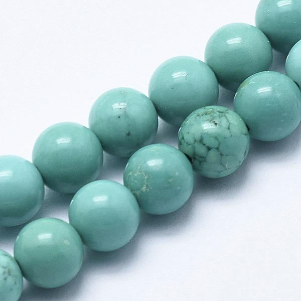 PandaHall Natural Magnesite Beads Strands, Dyed & Heated, Round, Dark Cyan, 8mm, Hole: 1mm, about 48pcs/strand, 15.7 inch(40cm) Magnesite...
PandaHall Natural Magnesite Beads Strands, Dyed & Heated, Round, Dark Cyan, 8mm, Hole: 1mm, about 48pcs/strand, 15.7 inch(40cm) Magnesite...