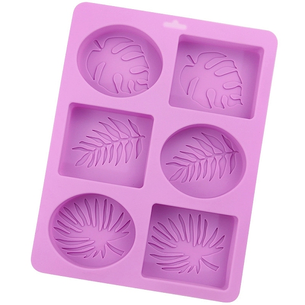 PandaHall DIY Silicone Leaf Pattern Rectangle/Oval Soap Molds, for Handmade Soap Making, 6 Cavities, Orchid, 171x226x22mm, Inner Diameter..., Purple
PandaHall DIY Silicone Leaf Pattern Rectangle/Oval Soap Molds, for Handmade Soap Making, 6 Cavities, Orchid, 171x226x22mm, Inner Diameter..., Purple