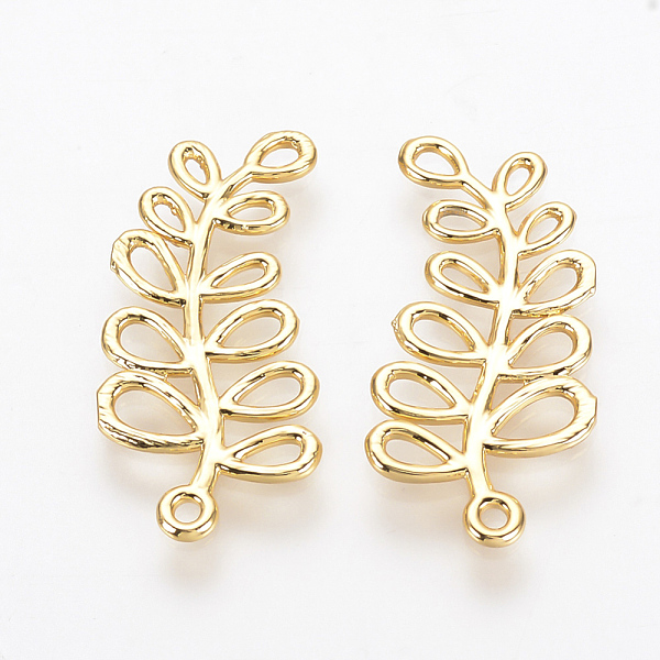 PandaHall Brass Pendants, Nickel Free, Real 18K Gold Plated, Hollow Leaf, 23x12x1mm, Hole: 1mm Brass Leaf
PandaHall Brass Pendants, Nickel Free, Real 18K Gold Plated, Hollow Leaf, 23x12x1mm, Hole: 1mm Brass Leaf
