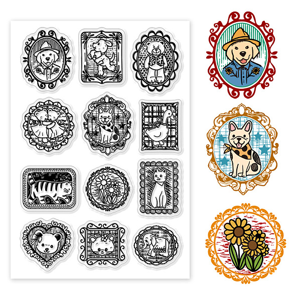 PandaHall Custom PVC Plastic Clear Stamps, for DIY Scrapbooking, Photo Album Decorative, Cards Making, Mixed Shapes, 160x110mm Plastic Mixed...
PandaHall Custom PVC Plastic Clear Stamps, for DIY Scrapbooking, Photo Album Decorative, Cards Making, Mixed Shapes, 160x110mm Plastic Mixed...