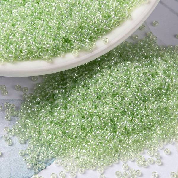 PandaHall MIYUKI Round Rocailles Beads, Japanese Seed Beads, 15/0, (RR371) Pale Moss Green Luster, 1.5mm, Hole: 0.7mm, about 27777pcs/50g...
PandaHall MIYUKI Round Rocailles Beads, Japanese Seed Beads, 15/0, (RR371) Pale Moss Green Luster, 1.5mm, Hole: 0.7mm, about 27777pcs/50g...