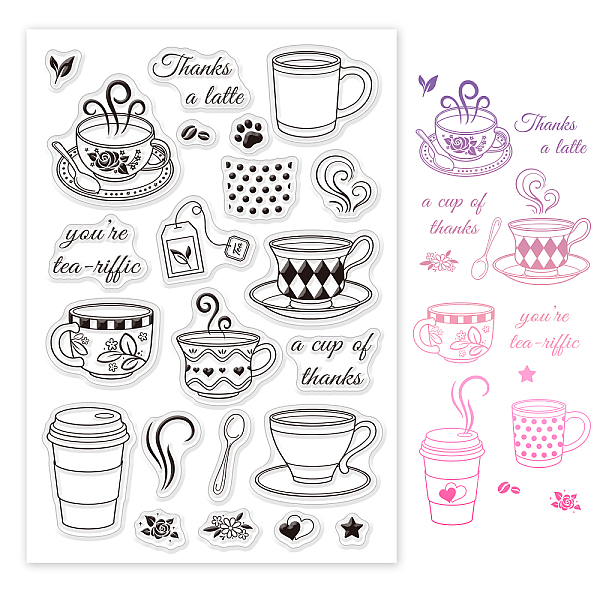 PandaHall PVC Plastic Stamps, for DIY Scrapbooking, Photo Album Decorative, Cards Making, Stamp Sheets, Cup Pattern, 16x11x0.3cm Plastic...
PandaHall PVC Plastic Stamps, for DIY Scrapbooking, Photo Album Decorative, Cards Making, Stamp Sheets, Cup Pattern, 16x11x0.3cm Plastic...