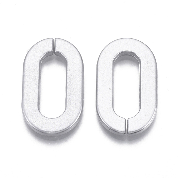 PandaHall Spray Painted CCB Plastic Linking Rings, Quick Link Connectors, For Jewelry Cable Chains Making, Oval, Silver, 37x21x3mm, Inner...
PandaHall Spray Painted CCB Plastic Linking Rings, Quick Link Connectors, For Jewelry Cable Chains Making, Oval, Silver, 37x21x3mm, Inner...