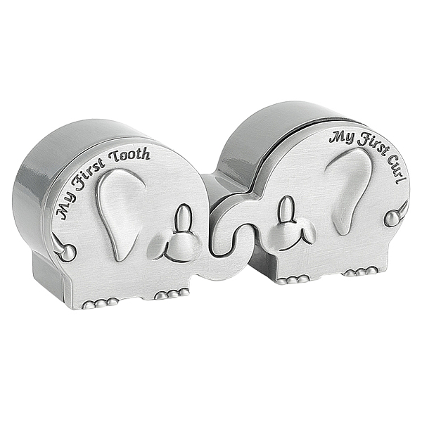 PandaHall Zinc Alloy Deciduous Teeth Storage Boxes, My First Tooth Curl Keepsake Case, for Baby Shower Gift, Elephant, Antique Silver, 105mm...
PandaHall Zinc Alloy Deciduous Teeth Storage Boxes, My First Tooth Curl Keepsake Case, for Baby Shower Gift, Elephant, Antique Silver, 105mm...