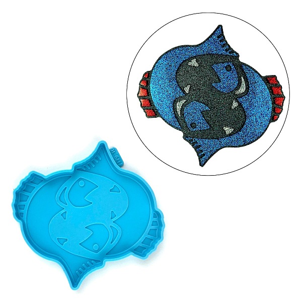 PandaHall Constellation Silicone Cup Mat Molds, Resin Coaster Molds, UV Resin & Epoxy Resin Craft Making, Pisces, 124x126x9mm Silicone...
PandaHall Constellation Silicone Cup Mat Molds, Resin Coaster Molds, UV Resin & Epoxy Resin Craft Making, Pisces, 124x126x9mm Silicone...