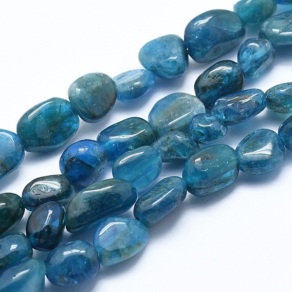 PandaHall Natural Apatite Beads Strands, Tumbled Stone, Grade A, Nuggets, 6~8mm, Hole: 0.8mm, about 45~47pcs/strand, 15.7 inch(40cm) Apatite...
PandaHall Natural Apatite Beads Strands, Tumbled Stone, Grade A, Nuggets, 6~8mm, Hole: 0.8mm, about 45~47pcs/strand, 15.7 inch(40cm) Apatite...
