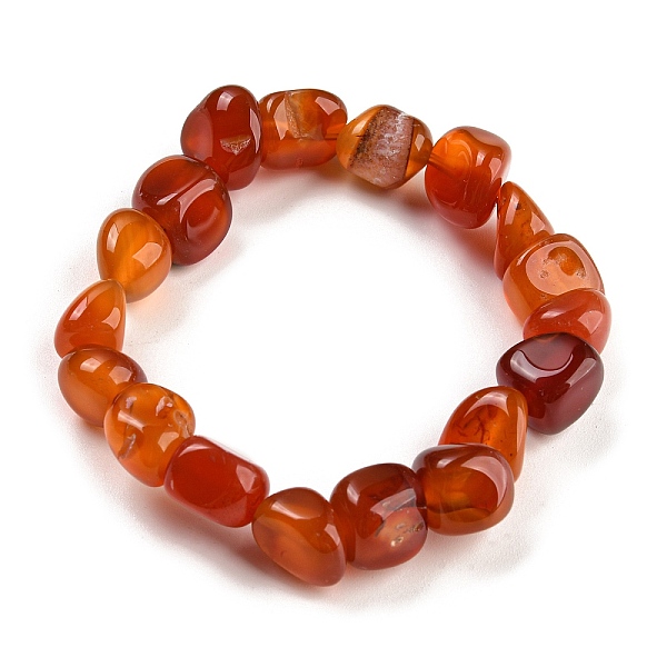 PandaHall Dyed & Heated Natural Agate Nugget Beaded Stretch Bracelets, Tomato, Inner Diameter: 2 inch(5.2cm) Natural Agate Nuggets Red
PandaHall Dyed & Heated Natural Agate Nugget Beaded Stretch Bracelets, Tomato, Inner Diameter: 2 inch(5.2cm) Natural Agate Nuggets Red
