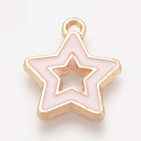 PandaHall Alloy Enamel Pendants, Star, Misty Rose, 16x14x1mm, Hole: 1.5mm Alloy+Enamel Star Red
PandaHall Alloy Enamel Pendants, Star, Misty Rose, 16x14x1mm, Hole: 1.5mm Alloy+Enamel Star Red