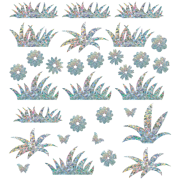 PandaHall Waterproof PVC Colored Laser Stained Window Film Adhesive Stickers, Electrostatic Window Stickers, Grass Pattern, 350x840mm...
PandaHall Waterproof PVC Colored Laser Stained Window Film Adhesive Stickers, Electrostatic Window Stickers, Grass Pattern, 350x840mm...