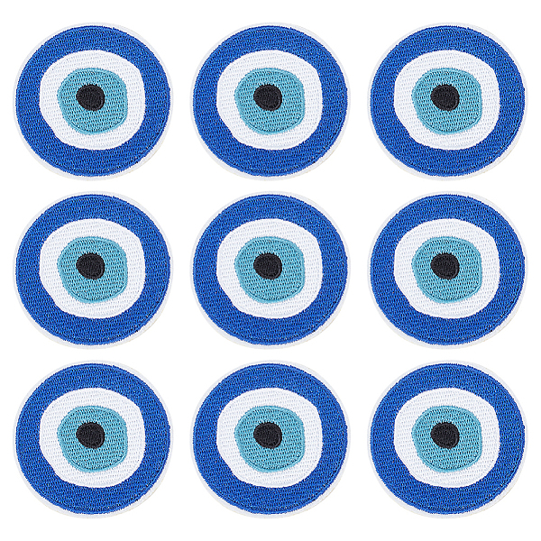 PandaHall AHANDMAKER 10pcs Evil Eye Embroidered Iron on Patch, 2.4" Evil Eye Sew on Iron on Embroidered Patch Evil Eye Patches for Jacket..., Blue
PandaHall AHANDMAKER 10pcs Evil Eye Embroidered Iron on Patch, 2.4" Evil Eye Sew on Iron on Embroidered Patch Evil Eye Patches for Jacket..., Blue