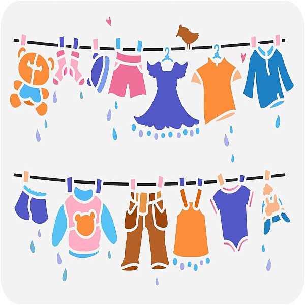 PandaHall FINGERINSPIRE Baby's Clothes Stencil 29.7x21cm Reusable Small Clothes Stencils for Painting Pants Socks, Dress, Shorts, T-shirts...
PandaHall FINGERINSPIRE Baby's Clothes Stencil 29.7x21cm Reusable Small Clothes Stencils for Painting Pants Socks, Dress, Shorts, T-shirts...