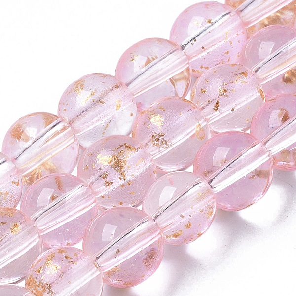 PandaHall Transparent Spray Painted Glass Bead Strands, with Golden Foil, Round, Pink, 6~7mm, Hole: 1.2~1.5mm, about 65~67pcs/Strand, 14.76...
PandaHall Transparent Spray Painted Glass Bead Strands, with Golden Foil, Round, Pink, 6~7mm, Hole: 1.2~1.5mm, about 65~67pcs/Strand, 14.76...