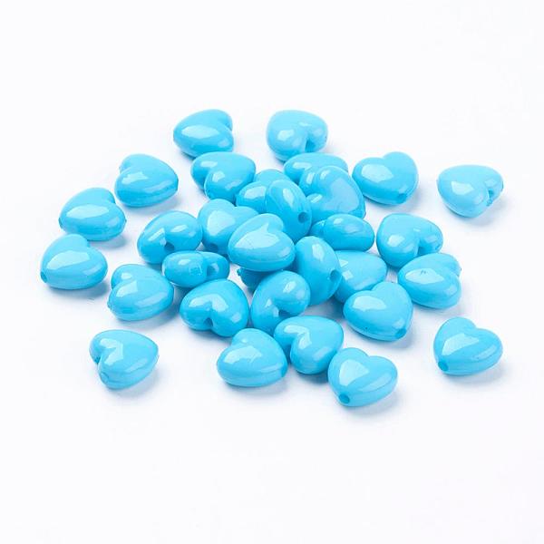 PandaHall Opaque Acrylic Beads, Opaque, Heart, Cyan, Size: about 10mm long, 11mm wide, 6mm thick, hole: 2mm Acrylic Heart Cyan
PandaHall Opaque Acrylic Beads, Opaque, Heart, Cyan, Size: about 10mm long, 11mm wide, 6mm thick, hole: 2mm Acrylic Heart Cyan