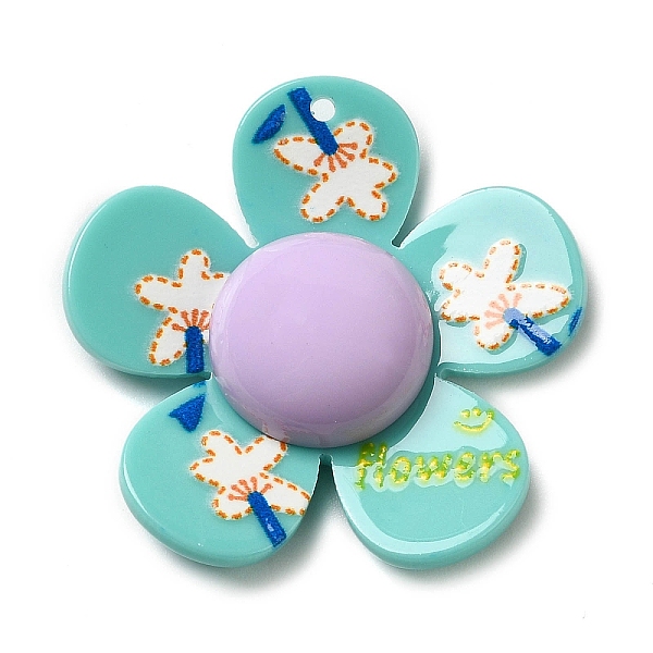 PandaHall Opaque Resin & Acrylic Pendants, 5-Petal Flower Charms, Turquoise, 33x34x8mm, Hole: 1.2mm Resin Flower Green
PandaHall Opaque Resin & Acrylic Pendants, 5-Petal Flower Charms, Turquoise, 33x34x8mm, Hole: 1.2mm Resin Flower Green