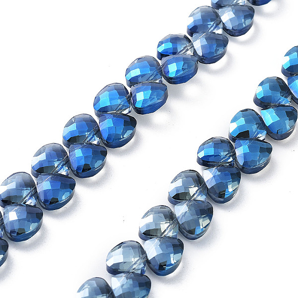 PandaHall Electroplate Triangle Glass Beads Strands, Full Rainbow Plated, Faceted, Royal Blue, 9x10x5mm, Hole: 1mm, about 100pcs/strand...
PandaHall Electroplate Triangle Glass Beads Strands, Full Rainbow Plated, Faceted, Royal Blue, 9x10x5mm, Hole: 1mm, about 100pcs/strand...