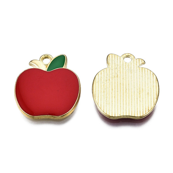 PandaHall Alloy Enamel Pendants, Cadmium Free & Lead Free, Light Gold, Apple, Red, 22x19.5x2mm, Hole: 2mm Alloy+Enamel Fruit Red
PandaHall Alloy Enamel Pendants, Cadmium Free & Lead Free, Light Gold, Apple, Red, 22x19.5x2mm, Hole: 2mm Alloy+Enamel Fruit Red
