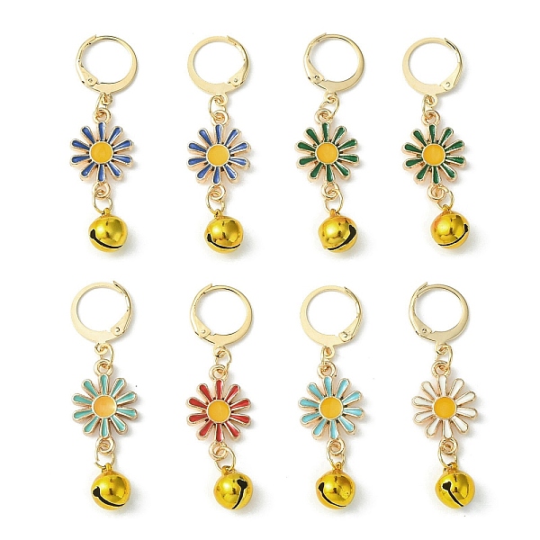 PandaHall Daisy Alloy Enamel Pendants Decoraiton, with Brass Bell Charms and 304 Stainless Steel Leverback Earring Findings, Mixed Color..., Multicolor
PandaHall Daisy Alloy Enamel Pendants Decoraiton, with Brass Bell Charms and 304 Stainless Steel Leverback Earring Findings, Mixed Color..., Multicolor