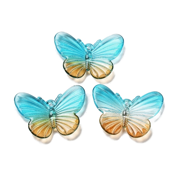 PandaHall Transparent Acrylic Pendants, Butterfly, Dark Turquoise, 20x26x3mm, Hole: 1.4mm Acrylic Butterfly
PandaHall Transparent Acrylic Pendants, Butterfly, Dark Turquoise, 20x26x3mm, Hole: 1.4mm Acrylic Butterfly
