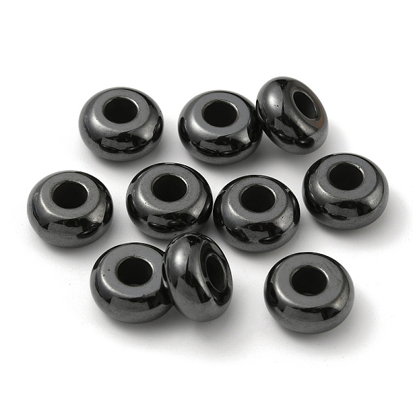 PandaHall BENECREAT 80Pcs Rondelle Grade AB Large Hole Non-magnetic Synthetic Hematite Beads, 14~15x6~7mm, Hole: 6mm Non-magnetic Hematite..., Black
PandaHall BENECREAT 80Pcs Rondelle Grade AB Large Hole Non-magnetic Synthetic Hematite Beads, 14~15x6~7mm, Hole: 6mm Non-magnetic Hematite..., Black