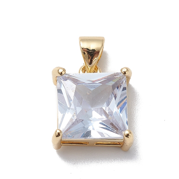 PandaHall Brass Cubic Zirconia Pendants, Cadmium Free & Lead Free, Real 18K Gold Plated, Long-Lasting Plated, Square Charm, Clear...
PandaHall Brass Cubic Zirconia Pendants, Cadmium Free & Lead Free, Real 18K Gold Plated, Long-Lasting Plated, Square Charm, Clear...