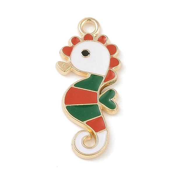 PandaHall Alloy Enamel Pendants, Light Gold, Sea Horse Charm, Colorful, 25x11x1.5mm, Hole: 1.8mm Alloy+Enamel Sea Horse
PandaHall Alloy Enamel Pendants, Light Gold, Sea Horse Charm, Colorful, 25x11x1.5mm, Hole: 1.8mm Alloy+Enamel Sea Horse