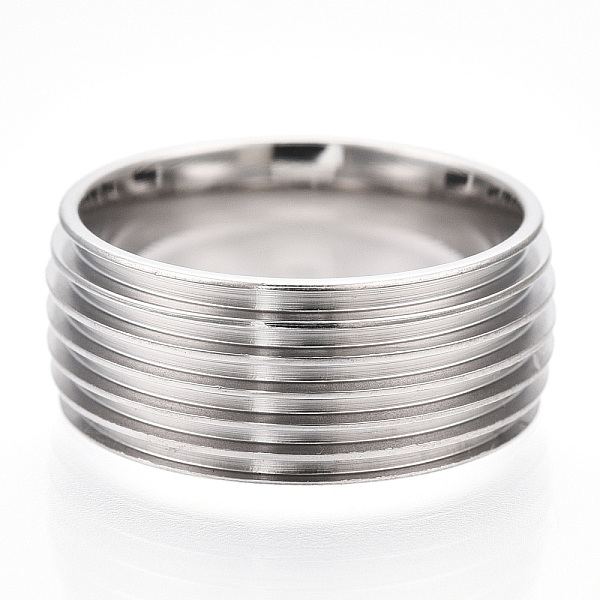 PandaHall 201 Stainless Steel Grooved Finger Ring Settings, Ring Core Blank for Enamel, Stainless Steel Color, 8mm, Size 6, Inner Diameter...
PandaHall 201 Stainless Steel Grooved Finger Ring Settings, Ring Core Blank for Enamel, Stainless Steel Color, 8mm, Size 6, Inner Diameter...