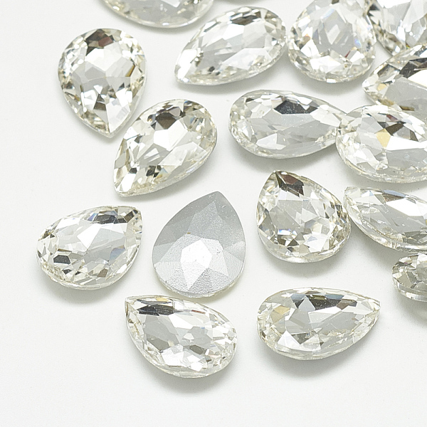 PandaHall Pointed Back Glass Rhinestone Cabochons, Back Plated, Faceted, teardrop, Crystal, 25x18x8mm Glass Rhinestone Teardrop Clear
PandaHall Pointed Back Glass Rhinestone Cabochons, Back Plated, Faceted, teardrop, Crystal, 25x18x8mm Glass Rhinestone Teardrop Clear