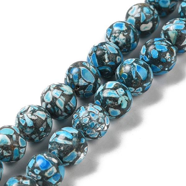 PandaHall Synthetic Gemstone Dyed Beads Strands, Round, Sky Blue, 10mm, Hole: 1.6mm, about 38pcs/strand, 14.76''(37.5cm) Gemstone Round
PandaHall Synthetic Gemstone Dyed Beads Strands, Round, Sky Blue, 10mm, Hole: 1.6mm, about 38pcs/strand, 14.76''(37.5cm) Gemstone Round