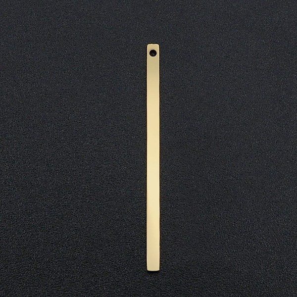 PandaHall 201 Stainless Steel Pendants, Laser Cut, Bar, Real 18K Gold Plated, 34.5x2x1mm, Hole: 1.2mm 201 Stainless Steel Others
PandaHall 201 Stainless Steel Pendants, Laser Cut, Bar, Real 18K Gold Plated, 34.5x2x1mm, Hole: 1.2mm 201 Stainless Steel Others