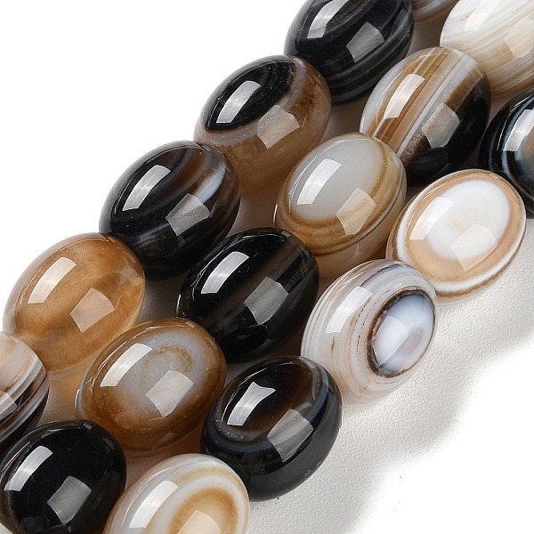 PandaHall Natural Eye Agate Beads Strands, Striped Agate/Banded Agate Beads, Dyed & Heated, Rice, 14.5~15x12mm, Hole: 1.6mm, about...
PandaHall Natural Eye Agate Beads Strands, Striped Agate/Banded Agate Beads, Dyed & Heated, Rice, 14.5~15x12mm, Hole: 1.6mm, about...