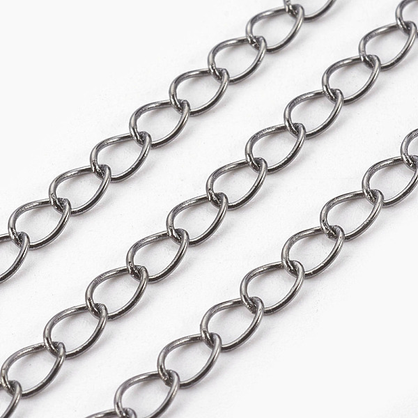 PandaHall Brass Twisted Chains, Curb Chains, Soldered, with Spool, Oval, Lead Free & Cadmium Free, Gunmetal, 5x4x0.5mm, about 301.83 Feet...
PandaHall Brass Twisted Chains, Curb Chains, Soldered, with Spool, Oval, Lead Free & Cadmium Free, Gunmetal, 5x4x0.5mm, about 301.83 Feet...