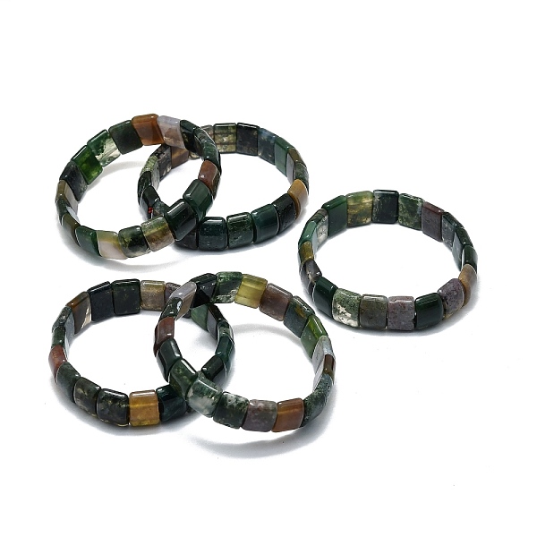 PandaHall Natural Indian Agate Rectangle Beaded Stretch Bracelet, Gemstone Jewelry for Women , Inner Diameter: 2-1/8~2-1/4 inch(5.5~5.7cm)...
PandaHall Natural Indian Agate Rectangle Beaded Stretch Bracelet, Gemstone Jewelry for Women , Inner Diameter: 2-1/8~2-1/4 inch(5.5~5.7cm)...