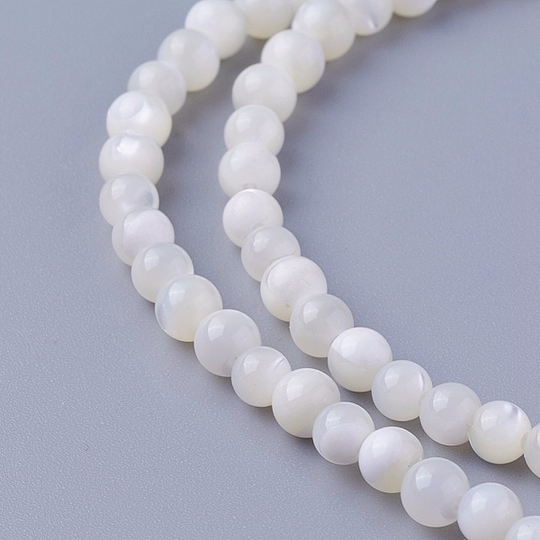PandaHall Shell Beads Strands, Round, 3.7~4.5mm, Hole: 0.8mm, about 103pcs/strand, 15.86 inch(40.3cm) Other Sea Shell Round
PandaHall Shell Beads Strands, Round, 3.7~4.5mm, Hole: 0.8mm, about 103pcs/strand, 15.86 inch(40.3cm) Other Sea Shell Round