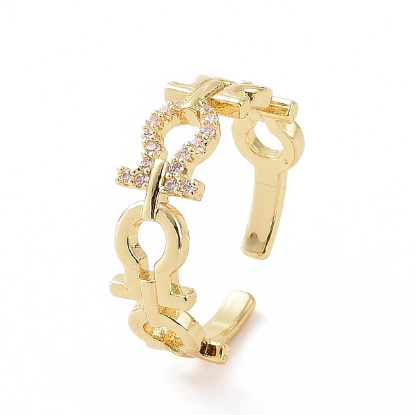PandaHall Clear Cubic Zirconia Hollow Out Open Cuff Ring, Brass Jewelry for Women, Golden, Inner Diameter: 18.4mm Brass+Cubic Zirconia Clear
PandaHall Clear Cubic Zirconia Hollow Out Open Cuff Ring, Brass Jewelry for Women, Golden, Inner Diameter: 18.4mm Brass+Cubic Zirconia Clear