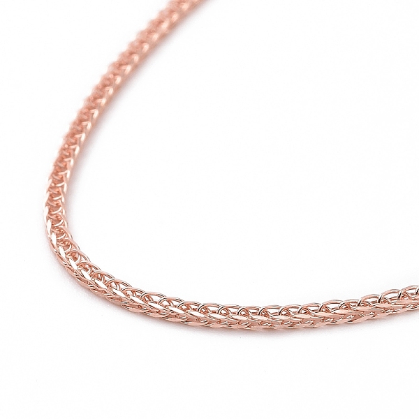 PandaHall 925 Sterling Silver Wheat Chains Necklace for Women, Rose Gold, 23.62 inch(60cm) Sterling Silver
PandaHall 925 Sterling Silver Wheat Chains Necklace for Women, Rose Gold, 23.62 inch(60cm) Sterling Silver